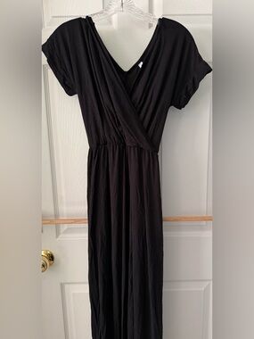 Latched Mama Black Women's Nursing Jumpsuit